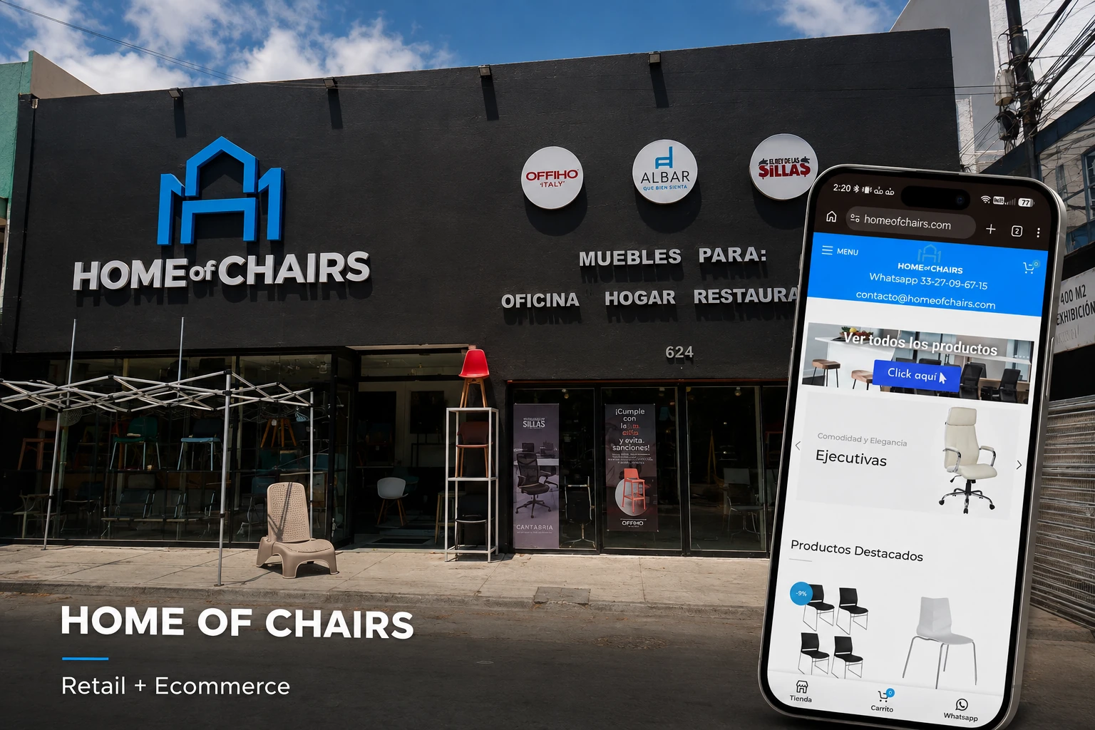 Home of Chairs: retail y ecommerce