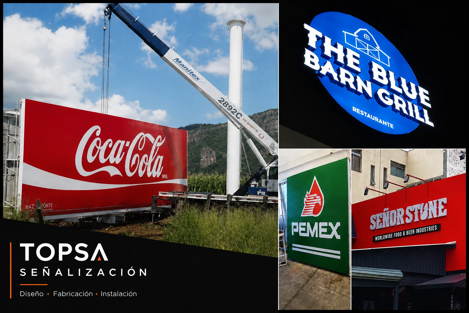TOPSA Señalización: fabricación e instalación